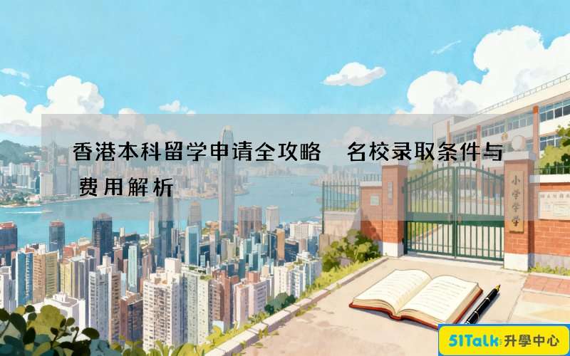 香港本科留学申请全攻略 名校录取条件与费用解析